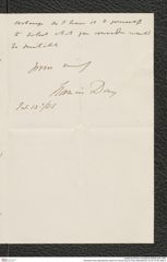 Nachlass Franz Steindachner, Brief von Francis Day an Franz Steindachner, Inv.Nr. 97.06, Seite 3